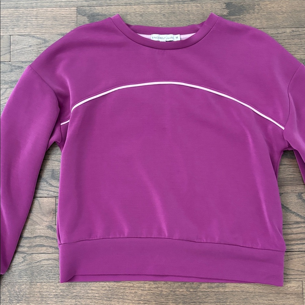 Sincerely Jules Fuchsia Sweatshirt - Picture 3 of 11